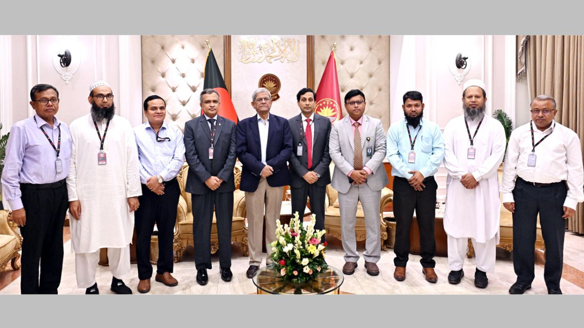 রাষ্ট্রপতি ও রুয়েটের চ্যান্সেলরের সাথে রুয়েট প্রতিনিধিদলের সাক্ষাৎ