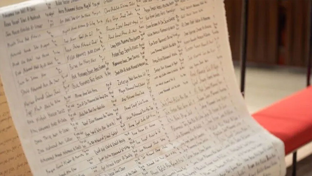 গাজায় নিহত ২০ হাজার শিশুর নামের কাফন জাতিসঙ্ঘে
