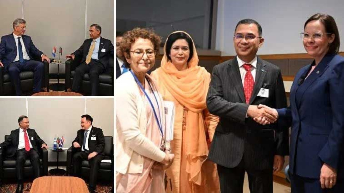 বিভিন্ন দেশের নেতাদের সাথে সাইডলাইন বৈঠক প্রধানমন্ত্রীর