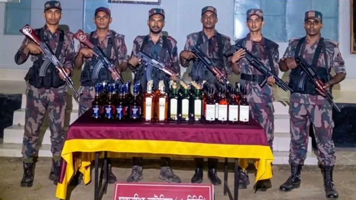 মদ, জব্দ, বিজিবি