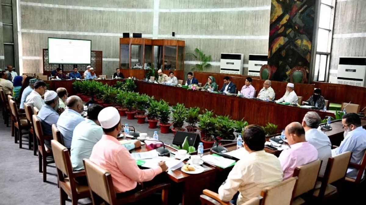 প্রাথমিক ও গণশিক্ষা মন্ত্রণালয় সম্পর্কিত স্থায়ী কমিটির সভাপতি মাহমুদা হাবিবার সভাপতিত্বে জাতীয় সংসদ ভবনে কমিটির প্রথম বৈঠক
