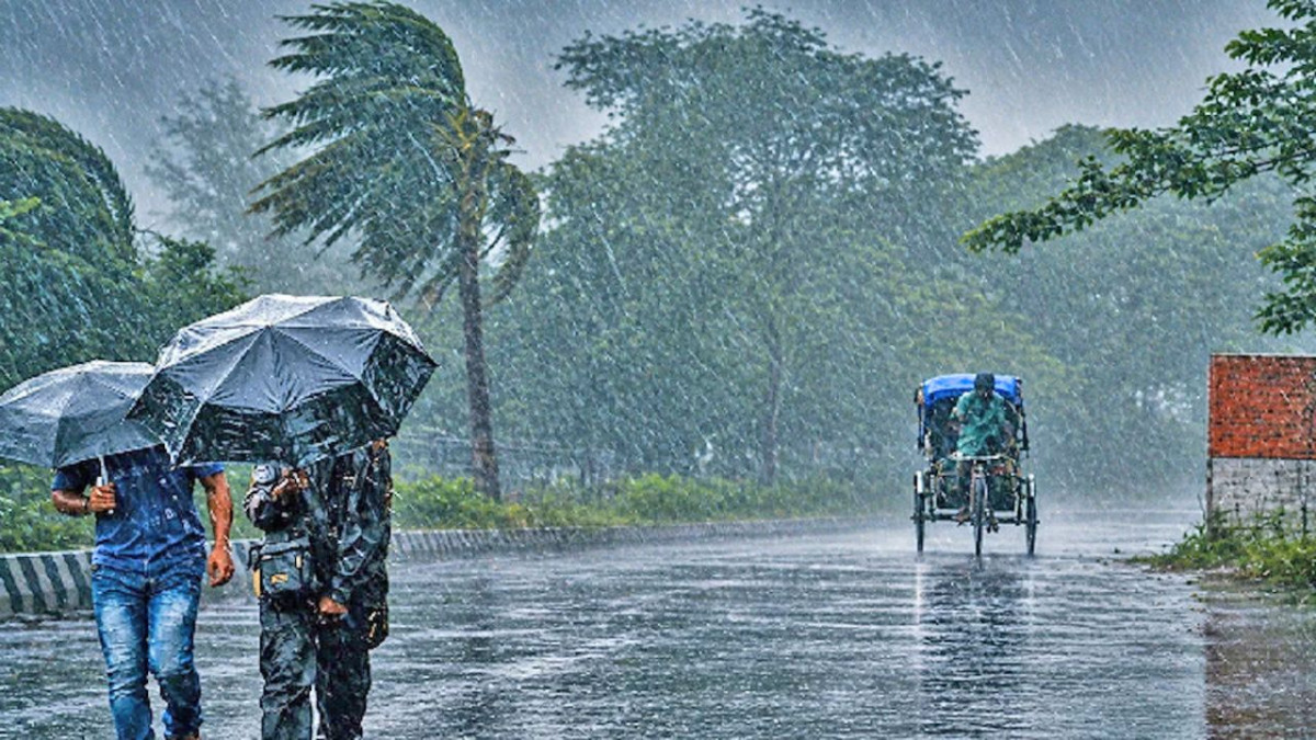 আবহাওয়া অধিদফতর, বজ্রবৃষ্টির পূর্বাভাস, বৃষ্টি, আবহাওয়ার পূর্বাভাস, দিন ও রাতের তাপমাত্রা, দক্ষিণ-পূর্ব বঙ্গোপসাগরে লঘুচাপ