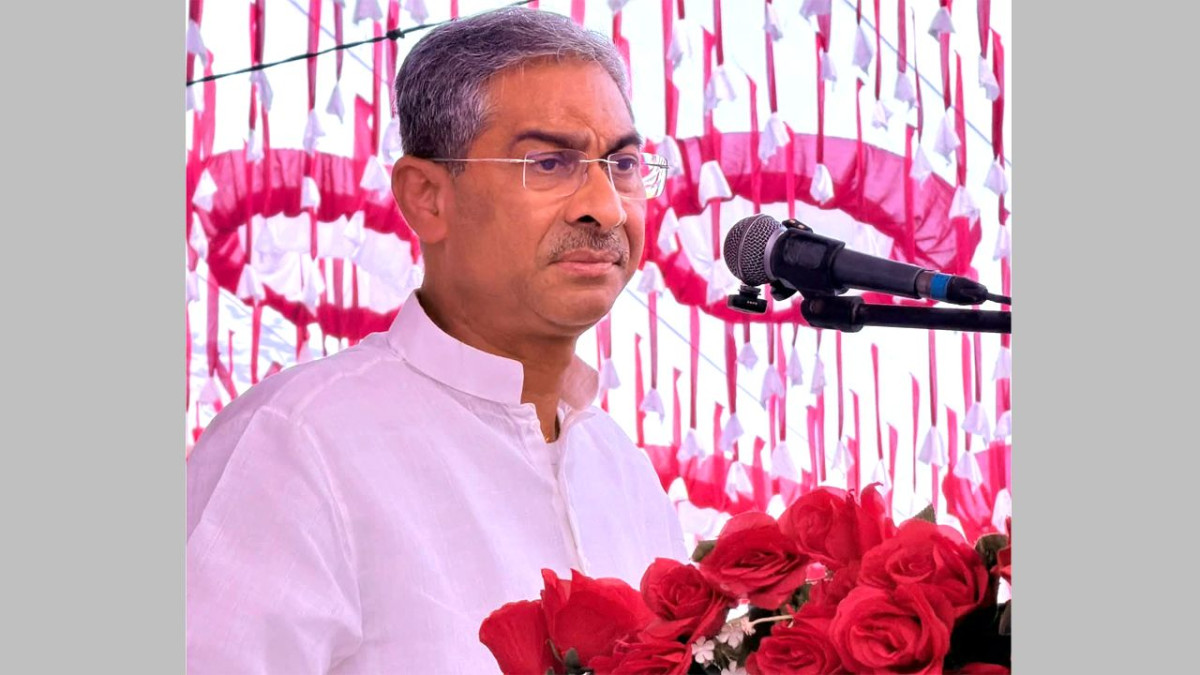 বক্তব্য রাখছেন পানিসম্পদ মন্ত্রী শহীদ উদ্দীন চৌধুরী এ্যানি