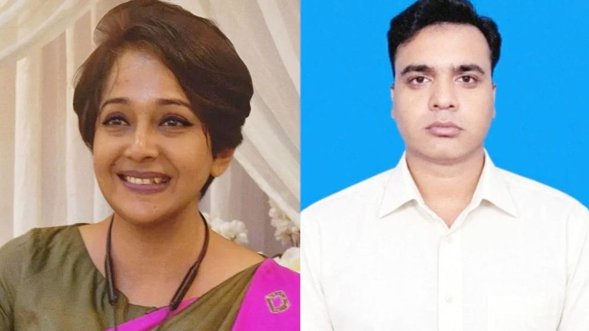 অবসরপ্রাপ্ত লেফটেন্যান্ট কাজী গুলশান আরা ও অবসরপ্রাপ্ত লেফটেন্যান্ট কর্নেল বিজয় দেবাশীষ নারায়ন পাল