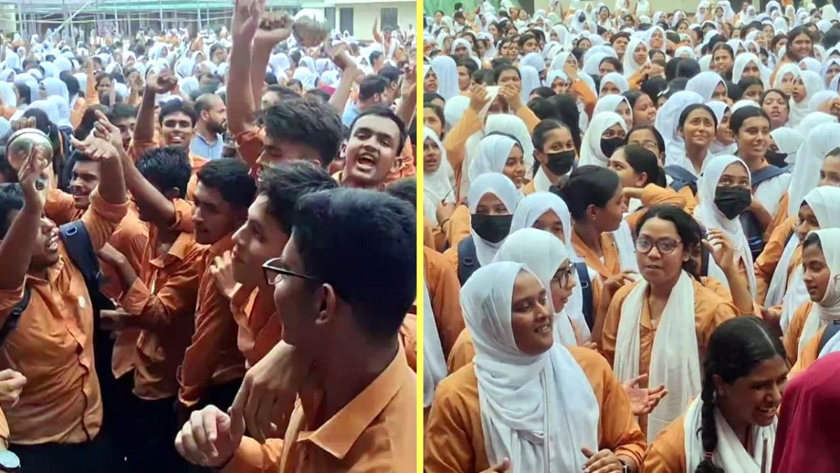 ফলাফল প্রকাশের পর উচ্ছ্বসিত আবদুল কাদির মোল্লা সিটি কলেজের শিক্ষার্থীরা